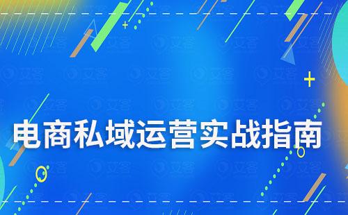 电商商家私域流量运营实战指南