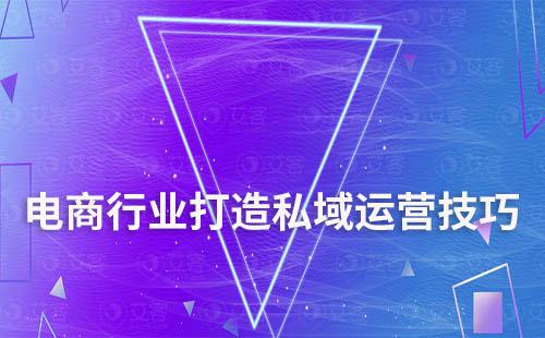 电商行业打造私域运营有哪些技巧